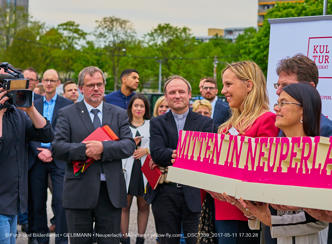 11. Mai 2017 - Grundsteinlegung für die LOGE und dem Kulturquadrat in Neuperlach
